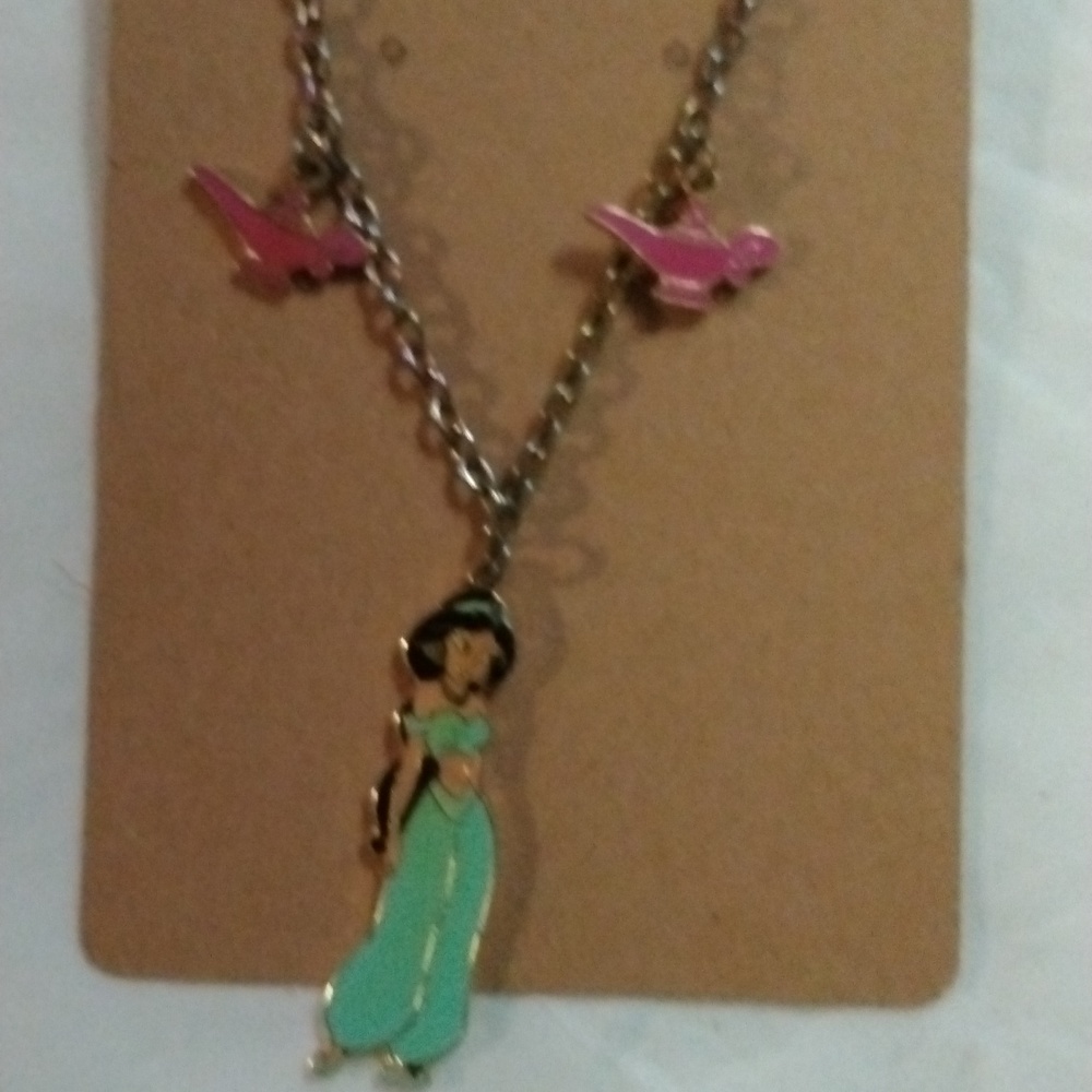 Kids- Princess Jasmine & Genie Necklace